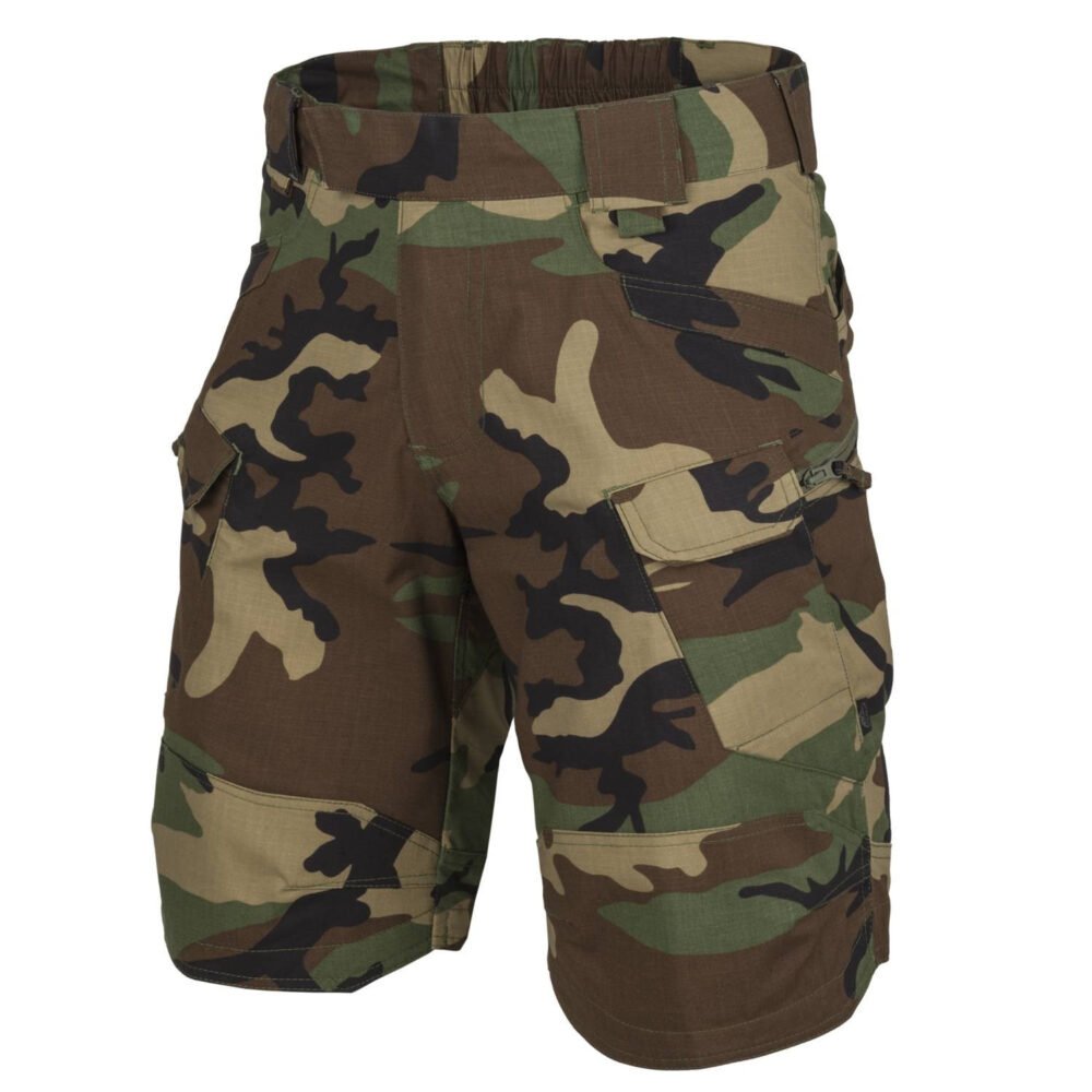 HELIKON UTS(R) (Urban Tactical Shorts(R)) 11” PolyCotton Ripstop - US Woodland