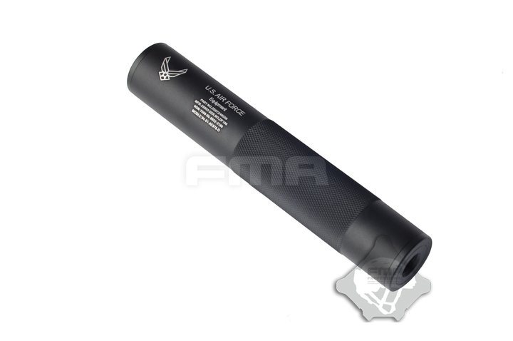 31793 FMA U.S. Air Force Type Silencer 35x198 mm - Black