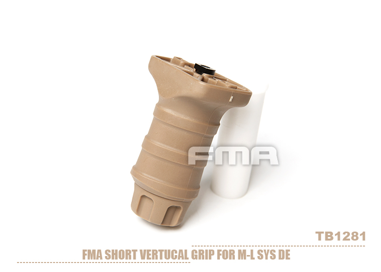 FMA Short Vertical STUBBY Grip for M-LOK - Tan