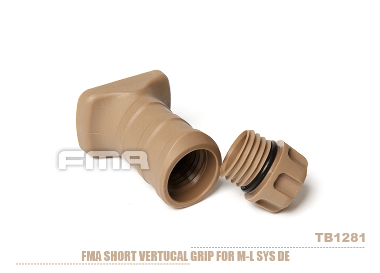 FMA Short Vertical STUBBY Grip for M-LOK - Tan