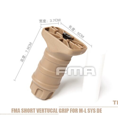 FMA Short Vertical STUBBY Grip for M-LOK - Tan