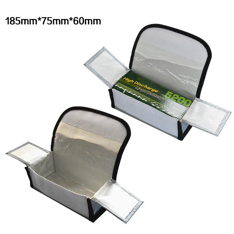 Safety Bag 60x75x185mm for Li-pol battery