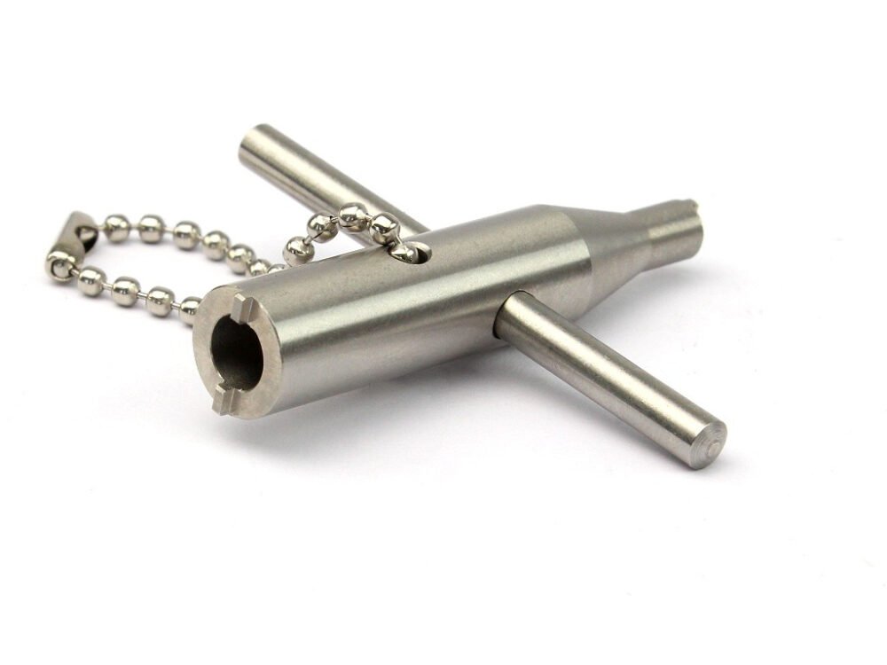 Valve key for gas guns - stainless steel
