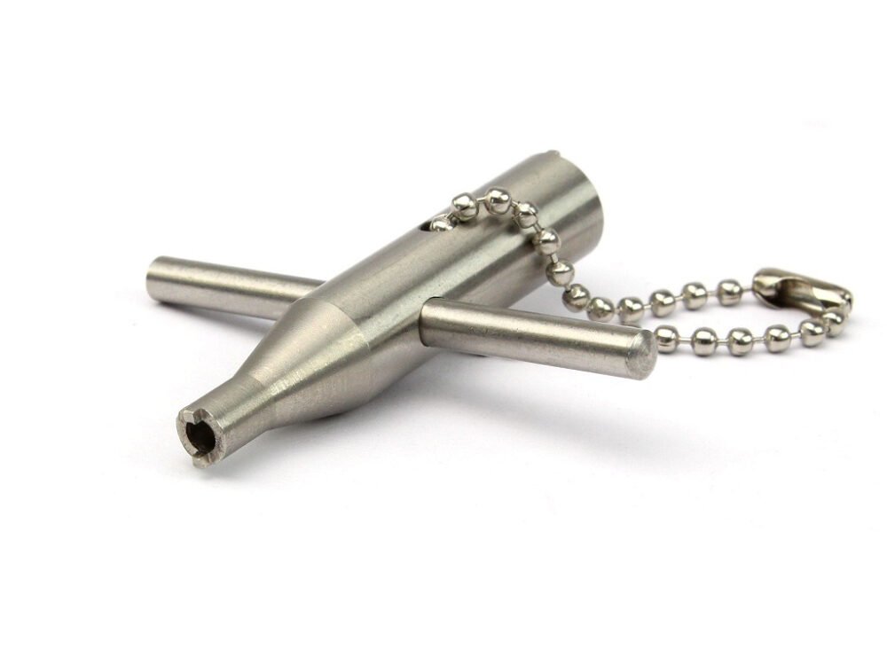 Valve key for gas guns - stainless steel