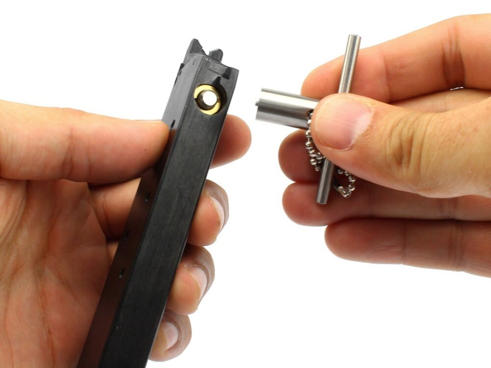 Valve key for gas guns - stainless steel