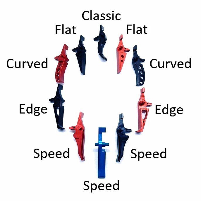 JeffTron LEVIATHAN V2 Optical (Front Wired)  plus  CNC CURVED Trigger - Red