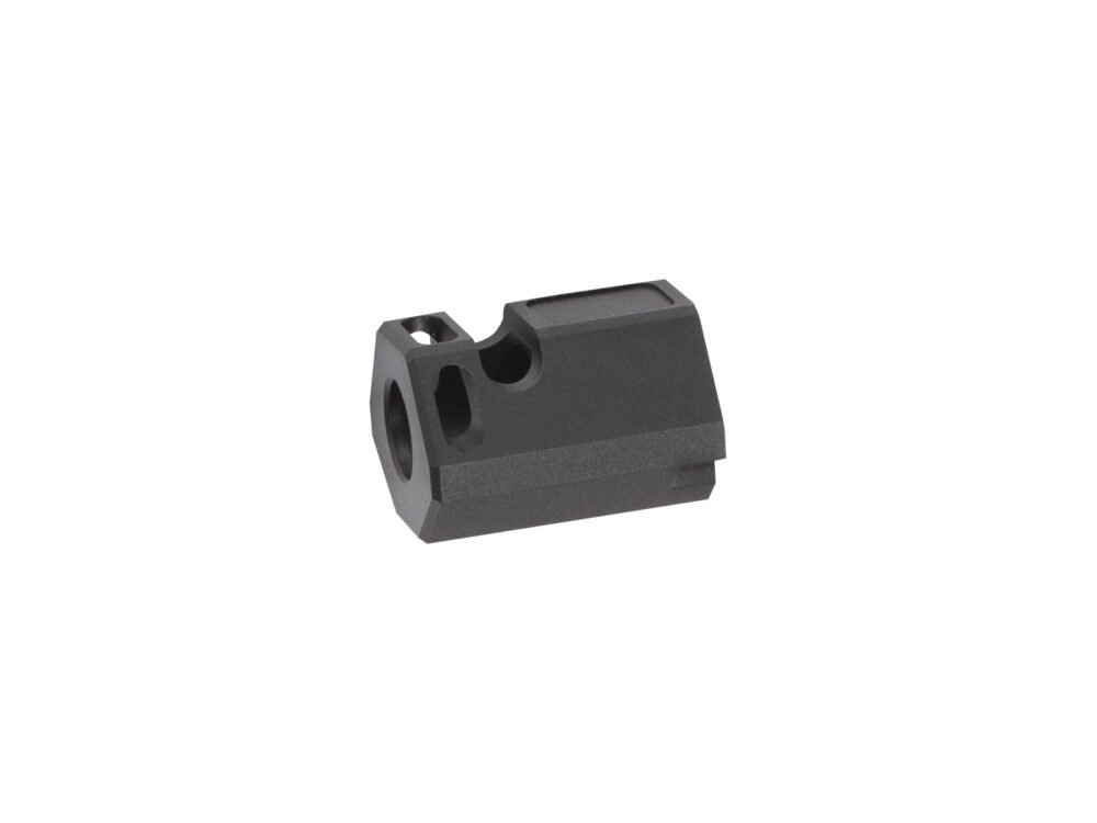 ASG CNC Aluminium Compensator for P-09 OR - Black