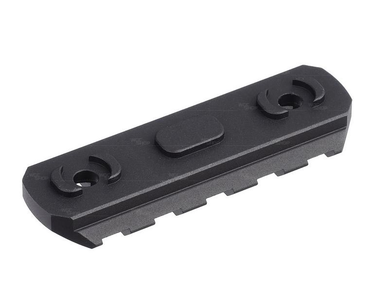 AA Metal RIS Rail for M-LOK, 5 Slots / 60 mm - Black