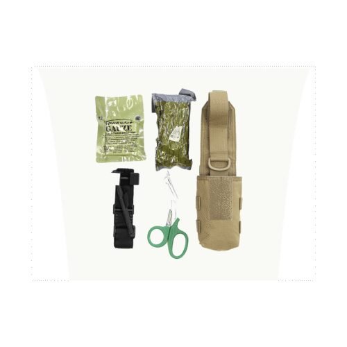 WAS Individual First Aid Pouch (IFAK / MEDIC) - Coyote