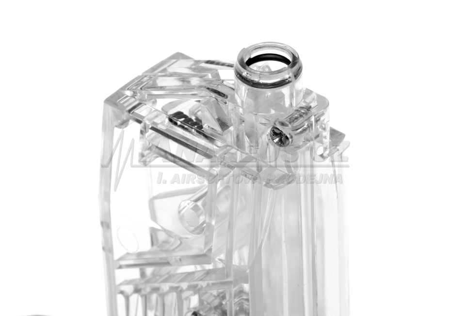 G a G Speedloader for Mid-Cap / Low-Cap Magazines, 100 BBs - Transparent