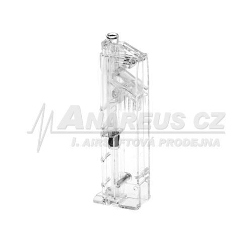 G a G Speedloader for Mid-Cap / Low-Cap Magazines, 100 BBs - Transparent