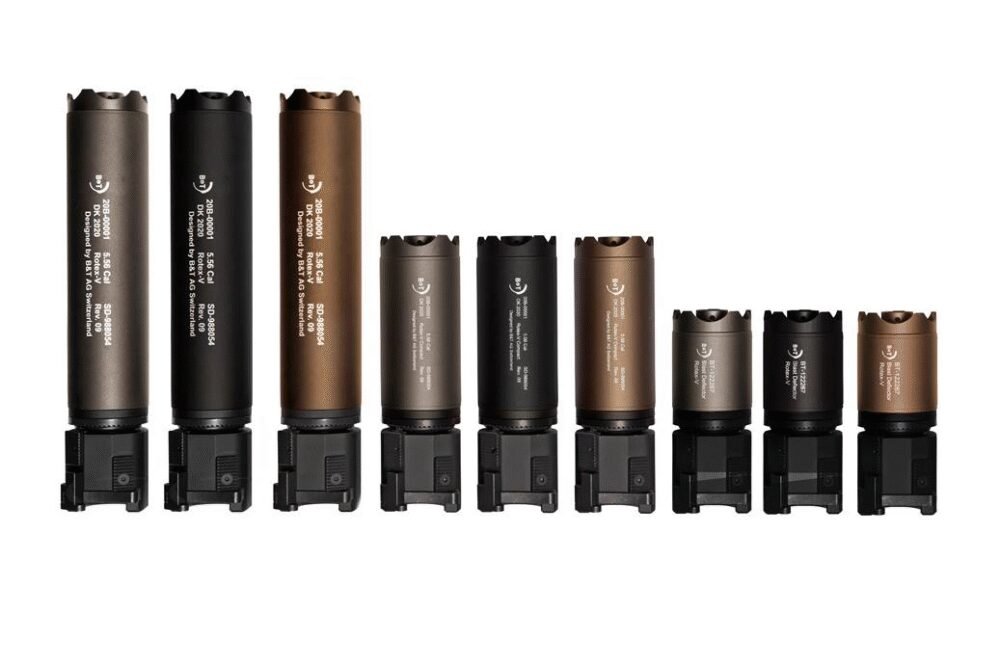 34545 ASG QD Supressor B a T Rotex-V Blast Deflector 95 x 39 mm - Tan