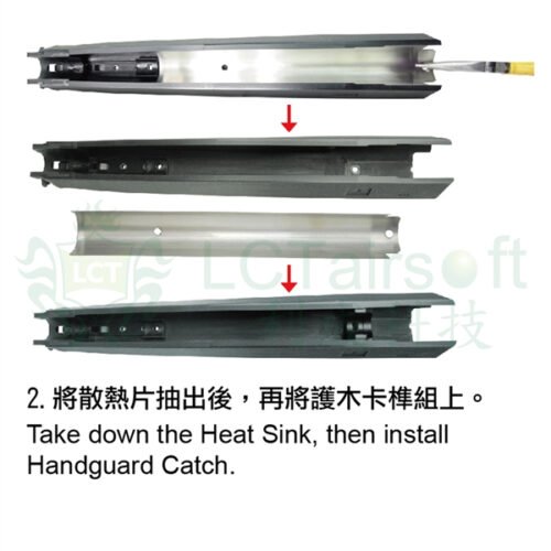 Wide Handguard (Black) for LCT L3 G3