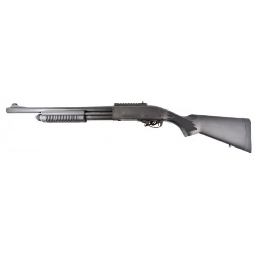34696 TM Gas GNB Shotgun M870 Tactical, 3/6 Shots - Black