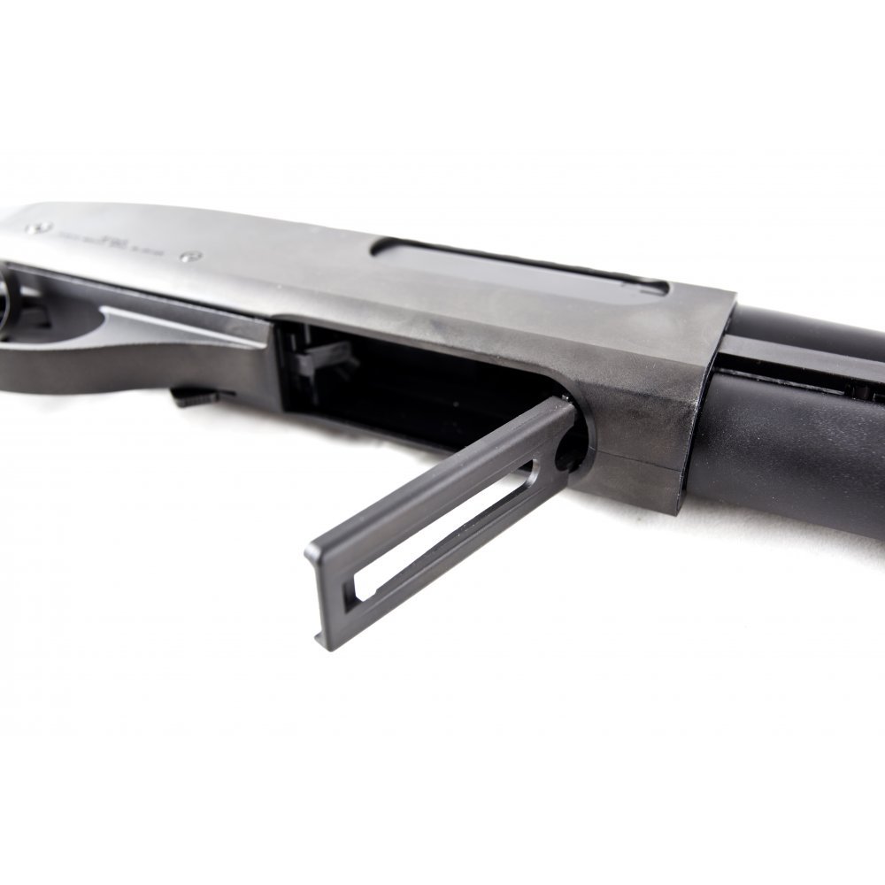 34698 TM Gas GNB Shotgun M870 Tactical, 3/6 Shots - Black