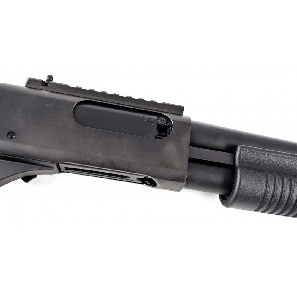34699 TM Gas GNB Shotgun M870 Tactical, 3/6 Shots - Black