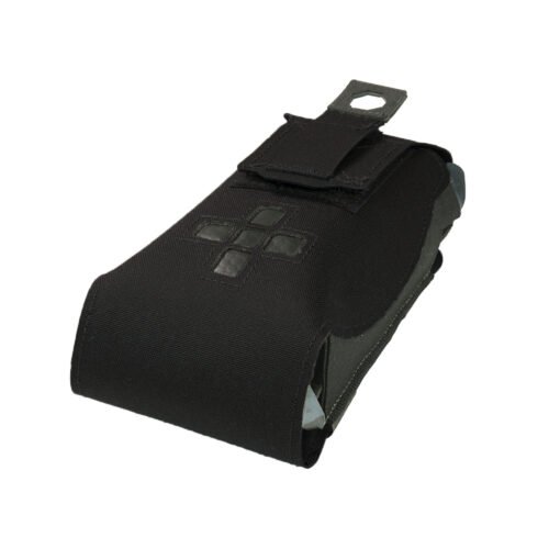 WAS Small Horizontal IFAK Medic Pouch Laser-Cut - Black