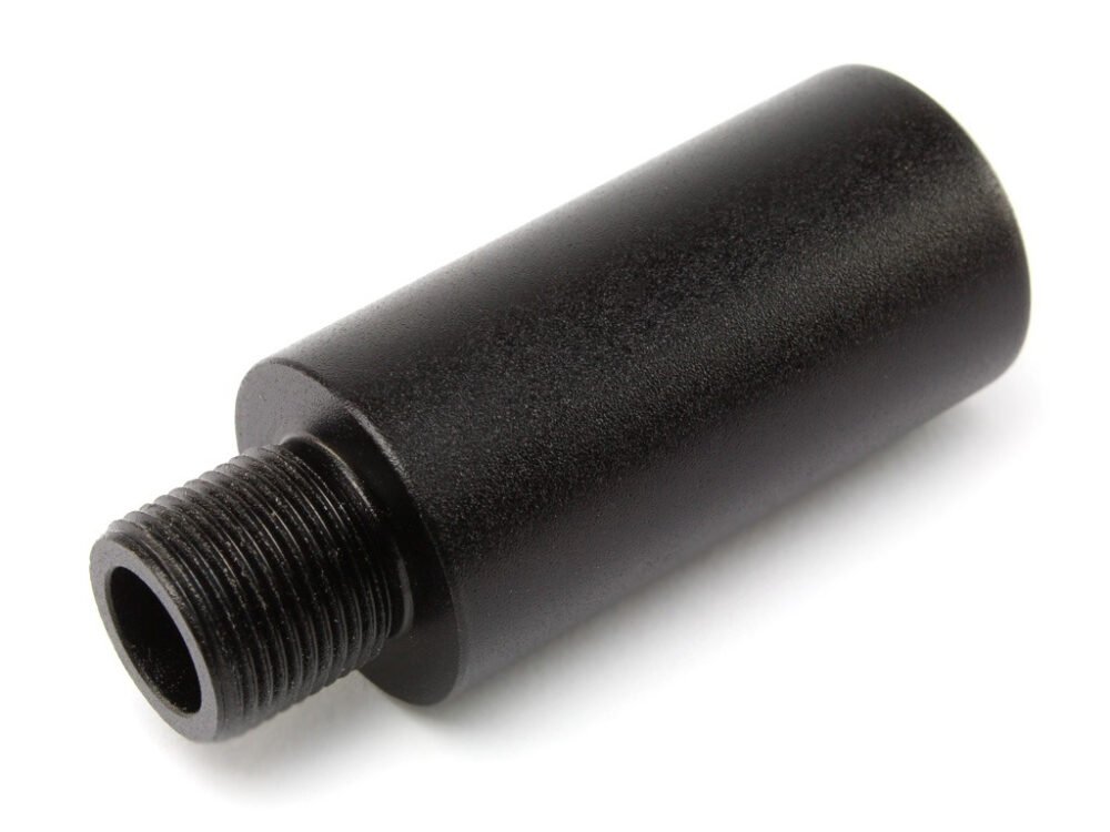 Aluminum silencer adapter for SVD sniper rifles