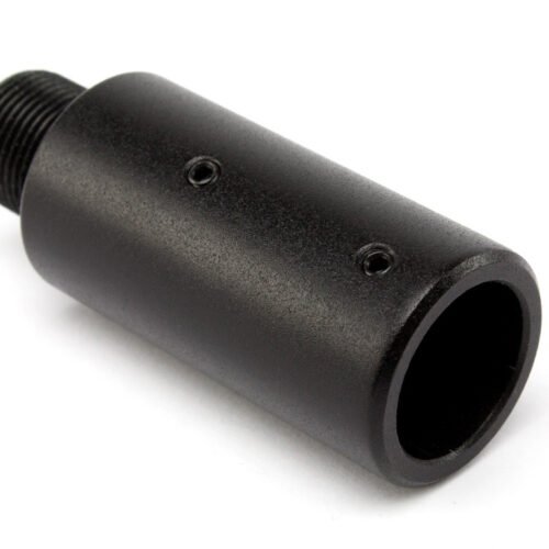 Aluminum silencer adapter for SVD sniper rifles