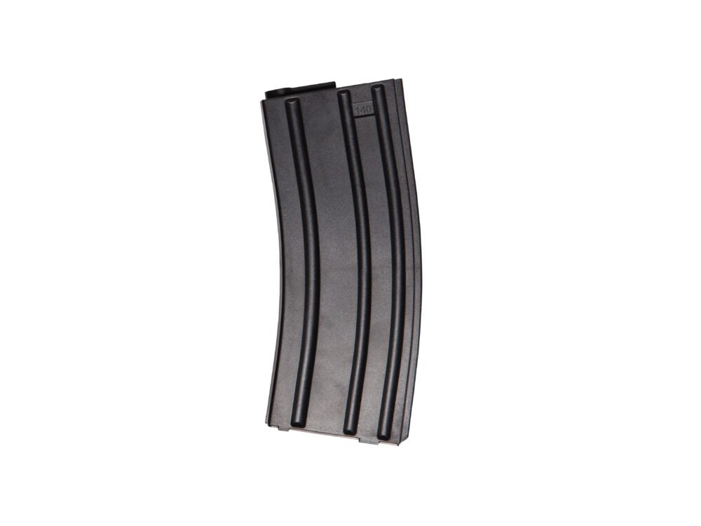 ASG M4 / AR15 Mid-Cap Magazine, 140 BBs, Plastic - Black