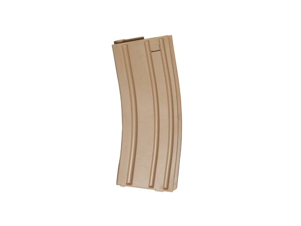 ASG M4 / AR15 Mid-Cap Magazine, 140 BBs, Plastic - Tan