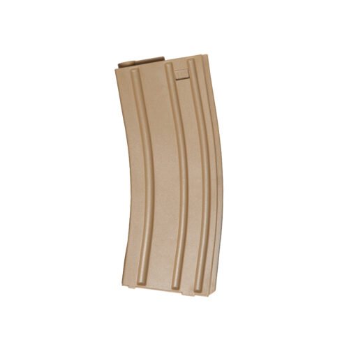 ASG M4 / AR15 Mid-Cap Magazine, 140 BBs, Plastic - Tan