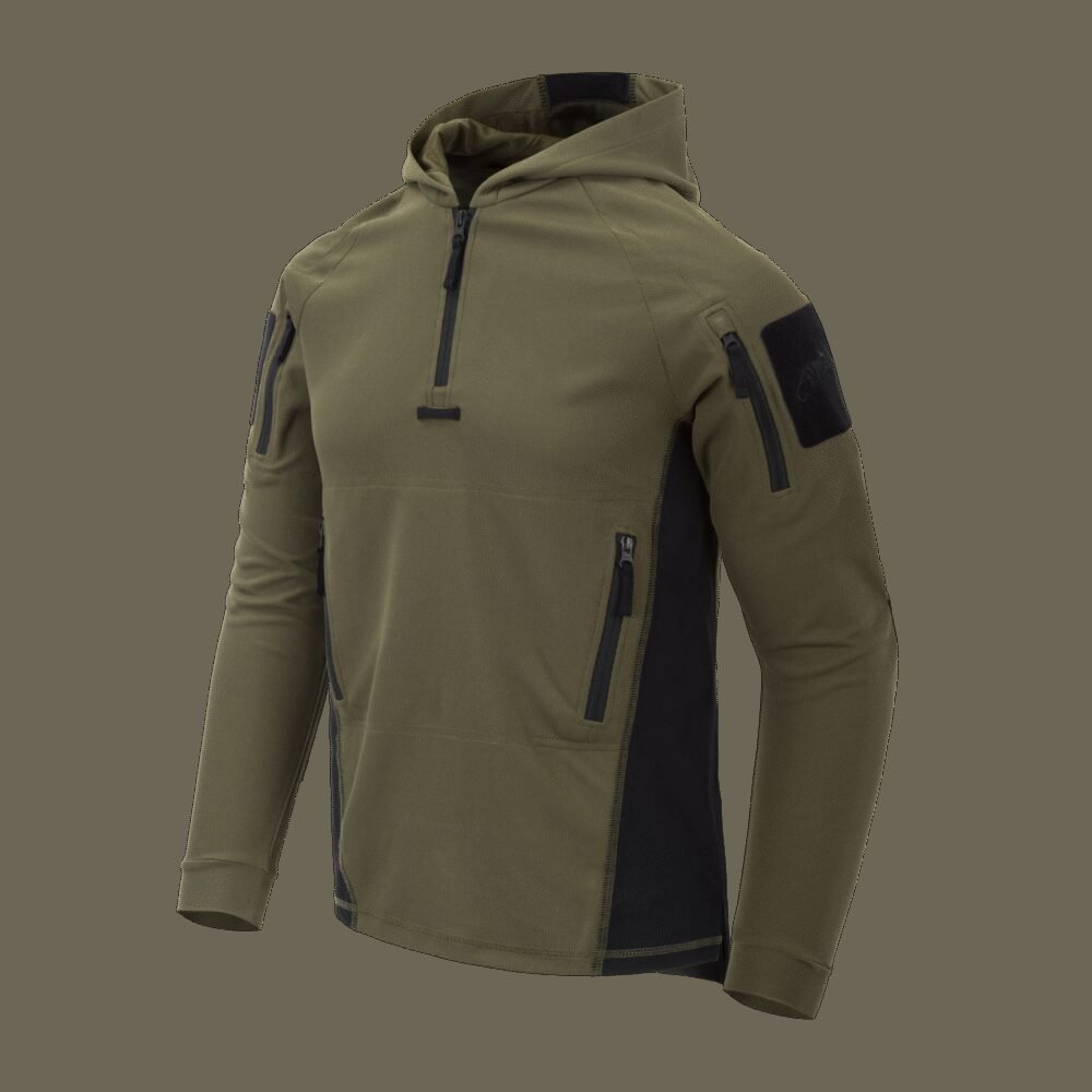 HELIKON RANGE HOODIE TopCool - Green/Black
