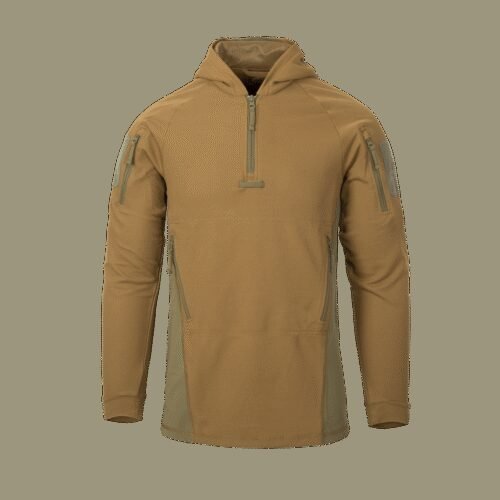 HELIKON RANGE HOODIE TopCool - Coyote/Adaptive Green