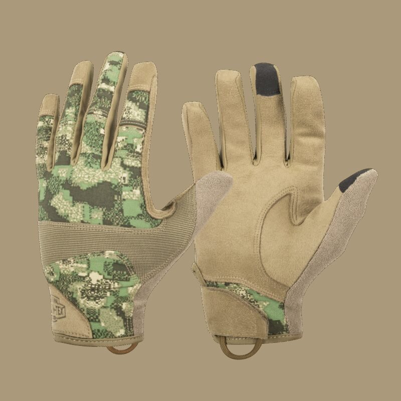 HELIKON Range Tactical Gloves - PenCott(R) WildWood(TM) / Coyote A