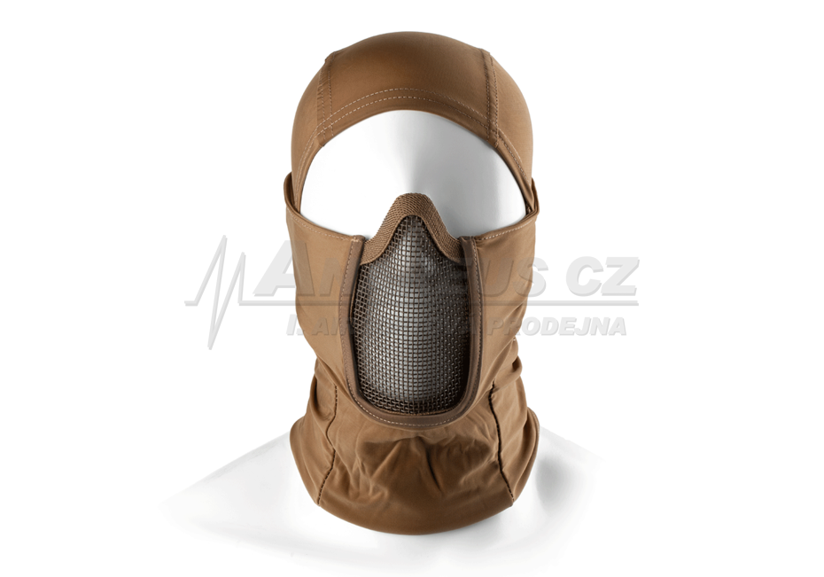 Mk.III Balaclava with Steel Half Face Mask ( TAN )