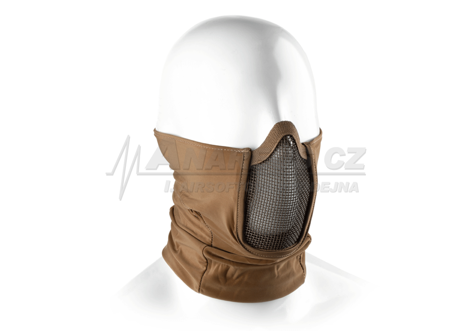 Mk.III Balaclava with Steel Half Face Mask ( TAN )