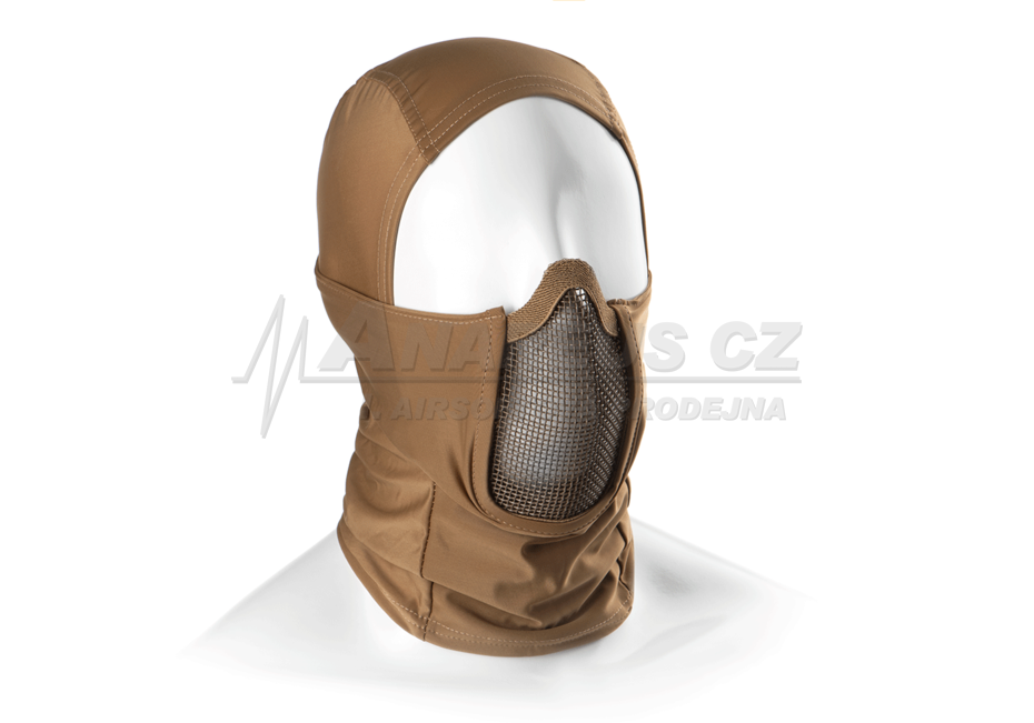 Mk.III Balaclava with Steel Half Face Mask ( TAN )