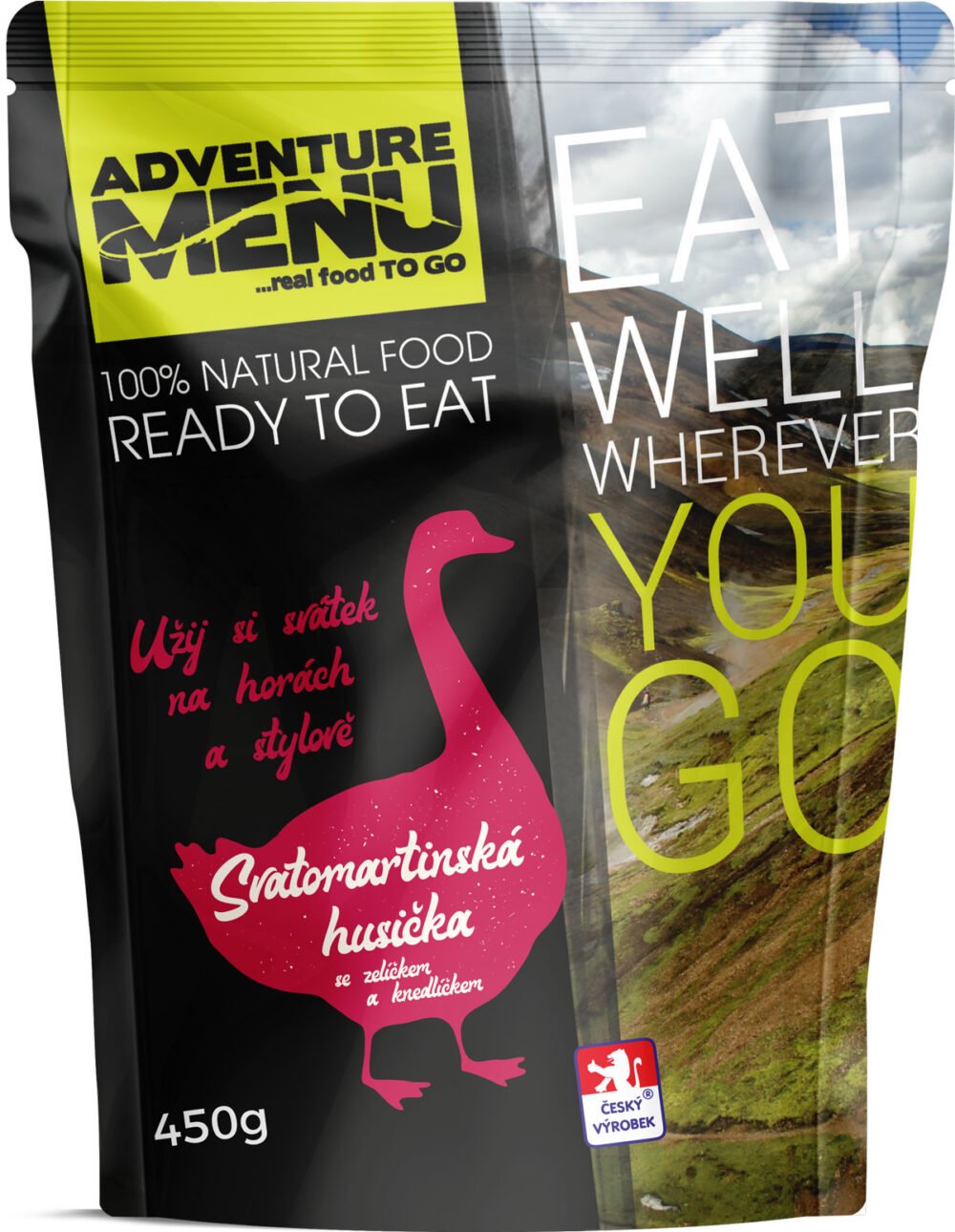 St. Martin's goose with red cabbage and potato dumplings