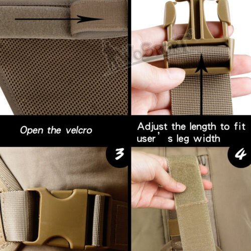 WST Tactical leg panel laser cut  - OD