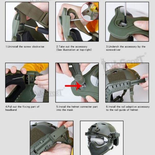 Pilot Mask (Steel mesh version) - MC