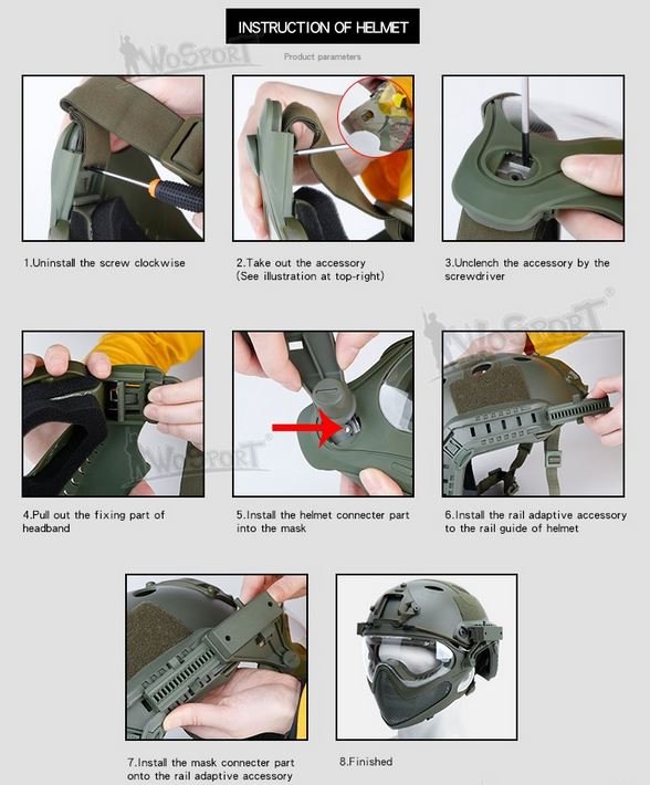 Pilot Mask (Steel mesh version) - MC