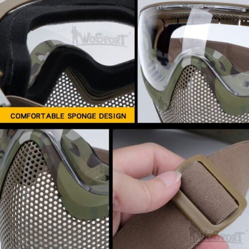 Pilot Mask (Steel mesh version) - Grey