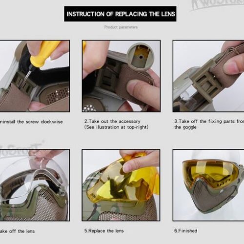 Pilot Mask (Steel mesh version) - OD