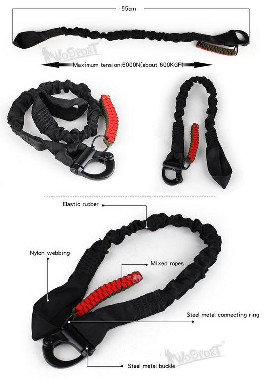 Quick release safety rope deluxe version(COPY) - TAN