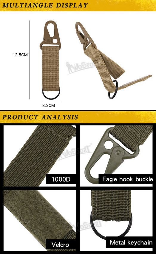 Multifunction keychain - Grey