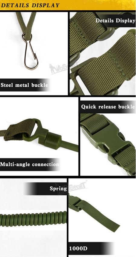 Pistol Lanyard elastic string SL29, OD