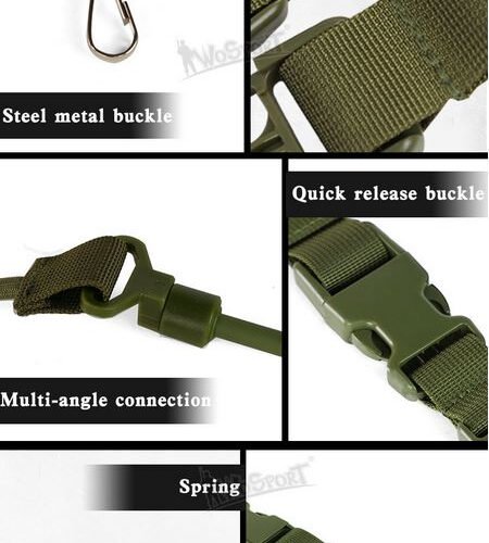 Pistol Lanyard elastic string SL29, TAN