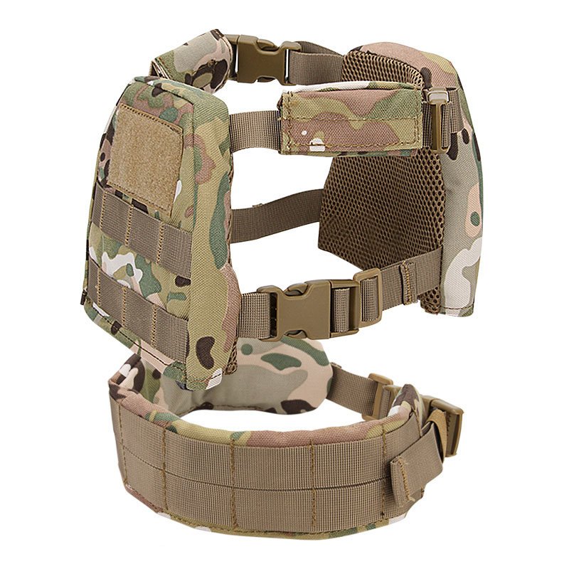 WST Children MOLLE Plate Carrier - Black