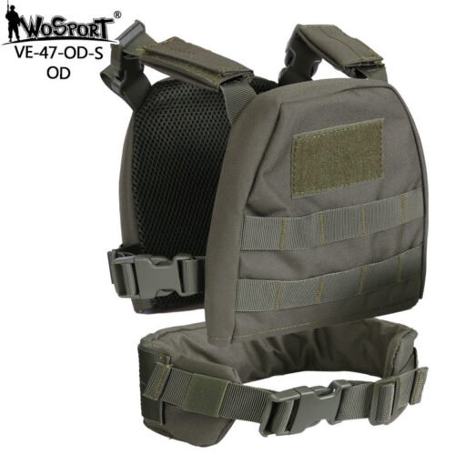 WST Children MOLLE Plate Carrier - Green