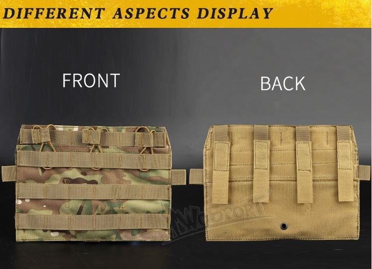JPC vest 2.0 front accessory package standard triple package - TAN