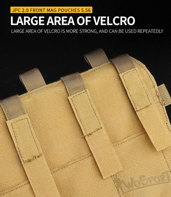 JPC vest 2.0 front accessory package 5.56 triple package - TAN