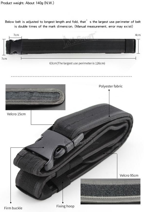BA01 ordinary  Buckle Belt - BLACK