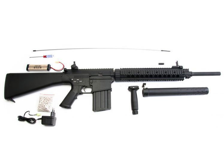 A a K DMR Rifle SR-25 (MK11 MOD 0) - Black