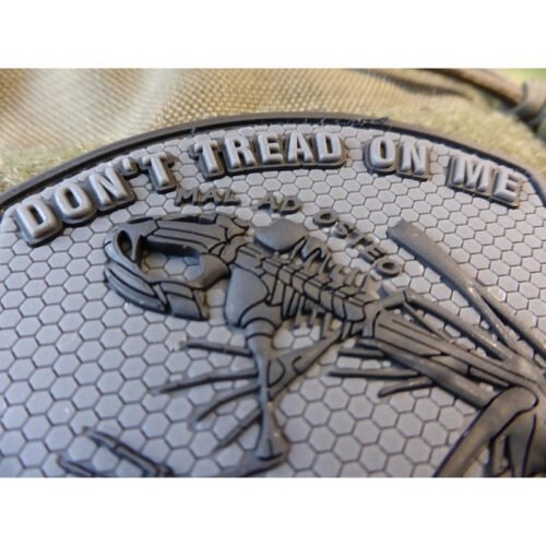 JTG DON´T TREAD ON ME FROG Patch, grey