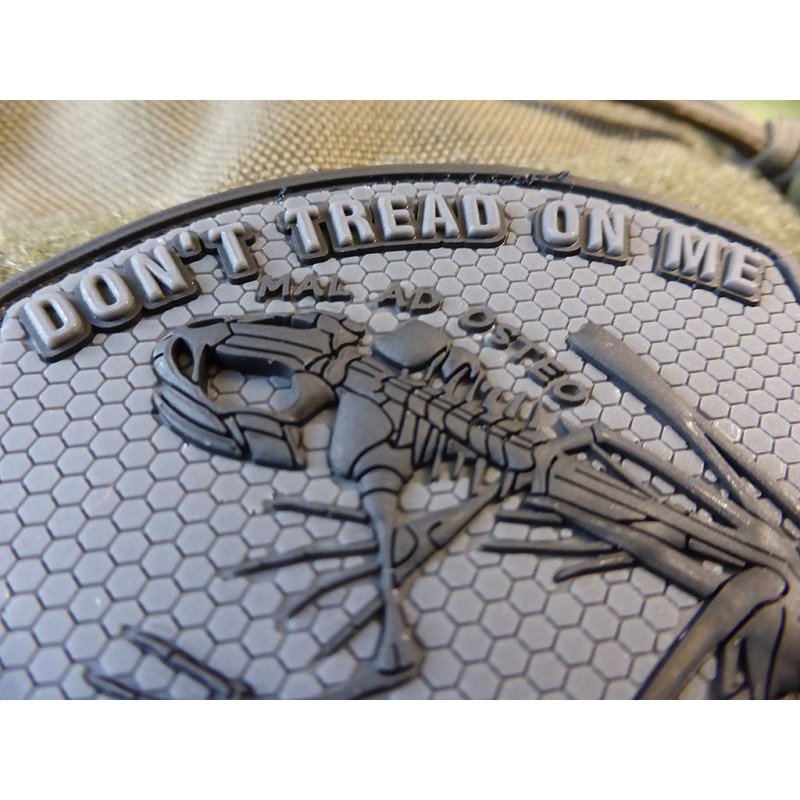 JTG DON´T TREAD ON ME FROG Patch, grey
